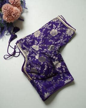 kalapati Women Self-design Back Open Blouse-picture-34