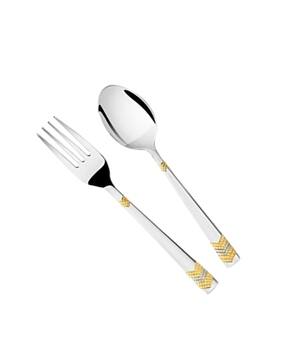 fns Set of 12 Silver-Plated Sleek Spoons Cutlery Set-picture-34