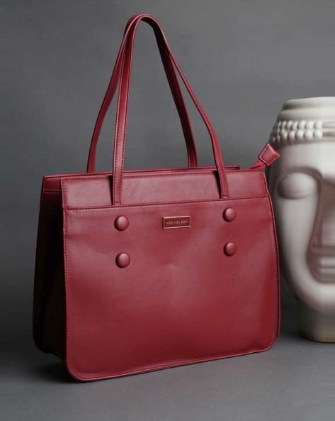 VAN HEUSEN Women Logo Print Handbag with Dual Handle