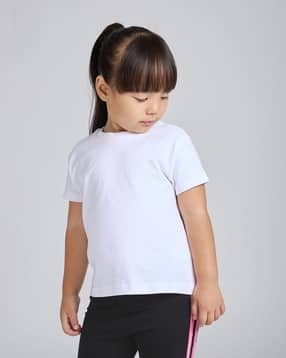 Girls Round-Neck Regular Fit T-Shirt-image-31