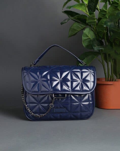 VAN HEUSEN Women Quilted Sling Bag with Detachable Chain