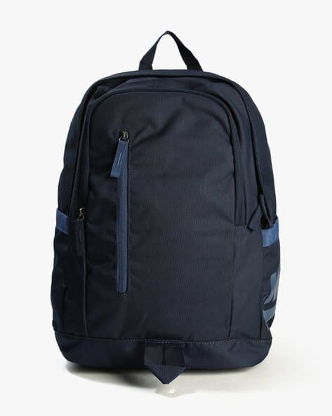 nike all access soleday backpack in black while an interior slip pocket fits most laptops securely Nike All Access Soleday Backpack