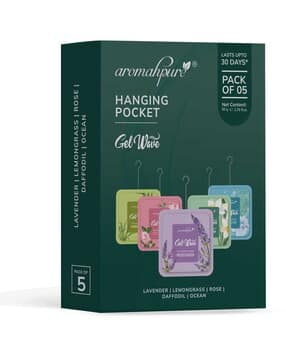Set of 5 Gel Wave Hanging Air Freshener