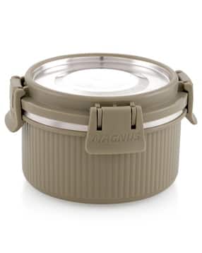 magnus 300ML Klip Lock Deluxe Stainless Steel Microwave Safe Container-picture-30