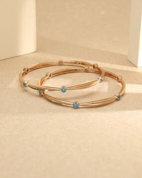 Women Gold-Plated Classic Bangles
