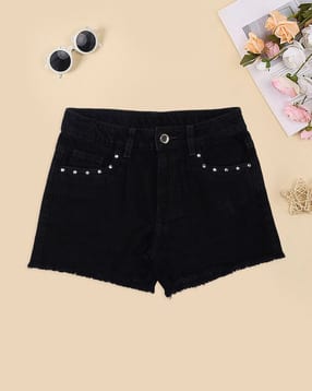 pantaloons junior Girls Regular Fit Cotton City Shorts-picture-36