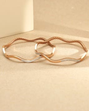 Women Gold-Plated Classic Bangles