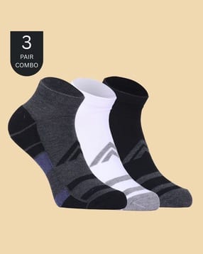 hebtroco Men Pack of 3 Ankle-Length Socks-picture-29