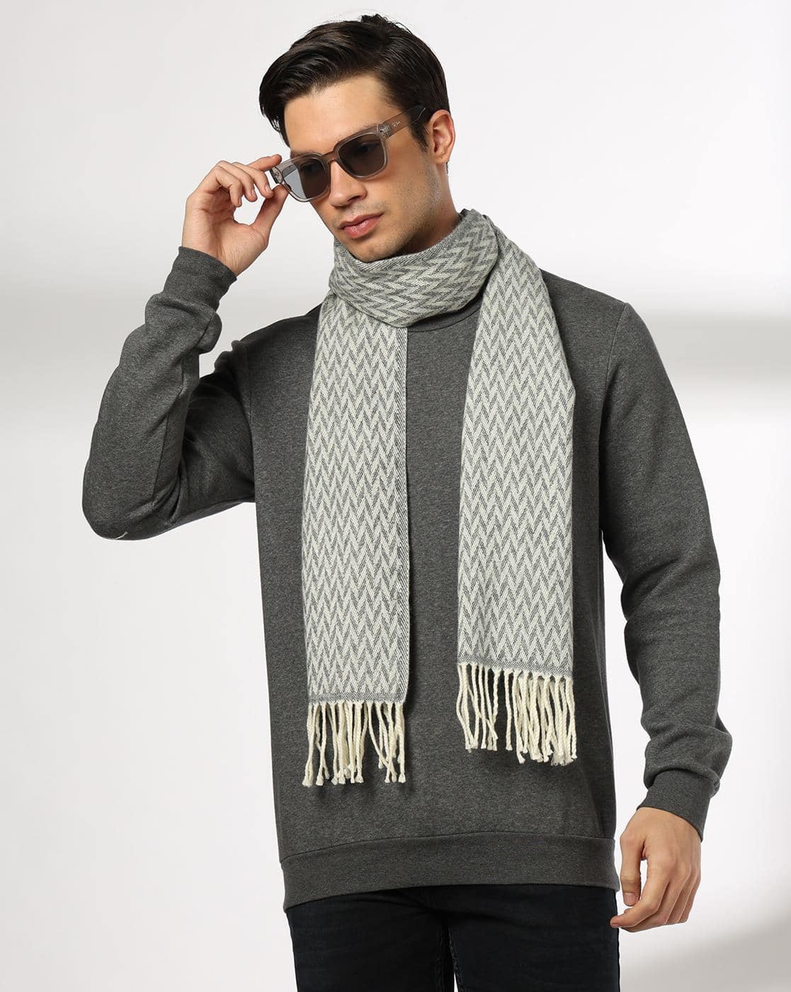 Buy MATCHITT Men Knitted Muffler Online | Ajio.com