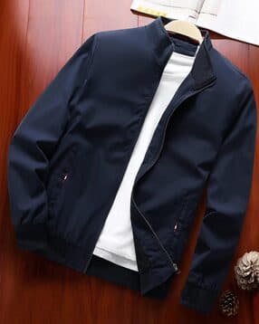 neonomad Men Regular Fit Zip-Front Bomber Jacket-picture-35
