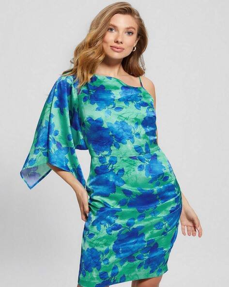 guess floral bodycon dress Guess Long Sleeve Bodycon Dress Women's Size 6 Floral Print NWT