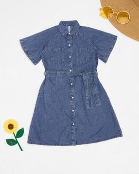 pantaloons junior Girls Cotton A-line Dress-picture-18