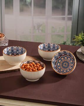  Porcelain Snack Bowls Pack of 4-image-0