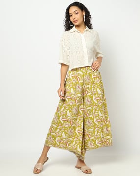 yousta Women Floral Print Culottes-picture-53