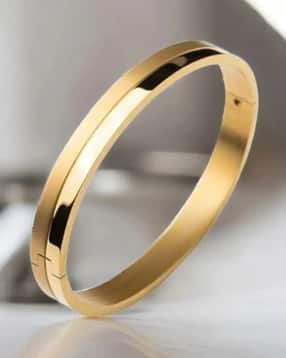 brado jewellery Women Gold Plated Slip-On Classic Bracelet   -picture-21