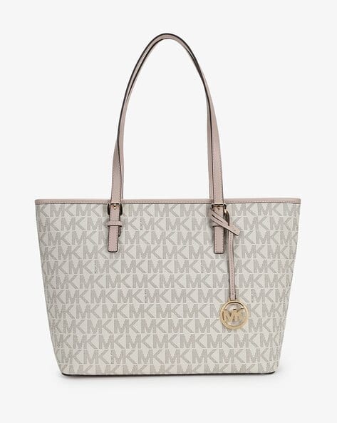 Buy Michael Kors Jet Set TZ Tote Bag White Color Women AJIO LUXE
