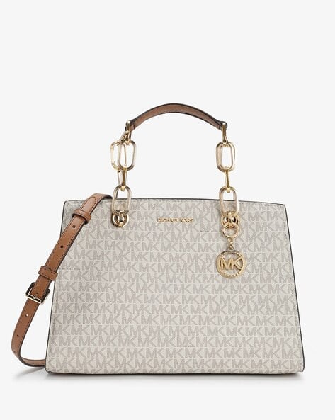Cynthia Small Signature Logo Satchel Bag