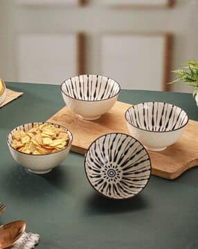 trovea's  Porcelain Snack Bowls Pack of 4 -picture-39