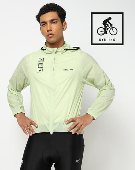 PERFORMAX Men Light Weight Water Repellent Packable Cycling Jacket