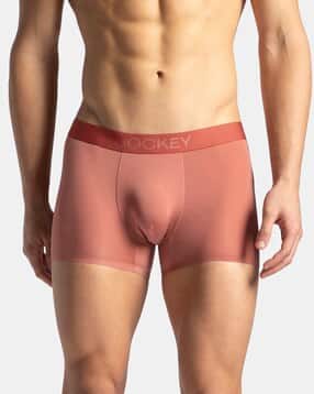 jockey Men Typographic Print Trunks with Elasticated Waist-picture-39