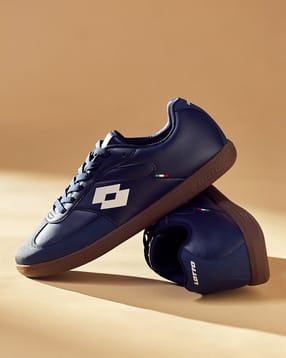lotto Men Round-Toe Sneakers with Lace Fastening -picture-13