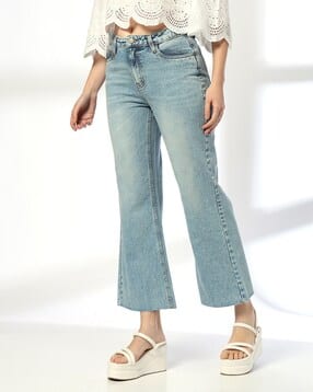 Women Lightly Washed Boocut Jeans