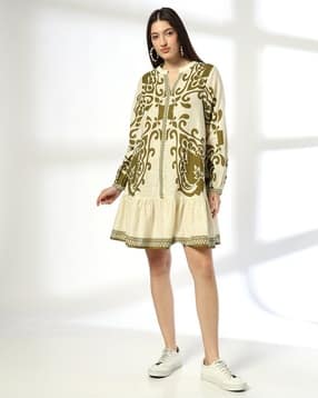 dnmx Women Printed Relaxed Fit Tunic-picture-34