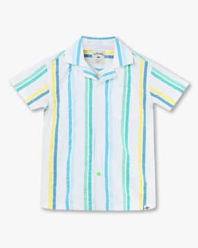 lee cooper Boys Striped Relaxed Fit Shirt-picture-18