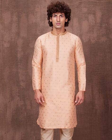 Men Regular Fit Long Kurta