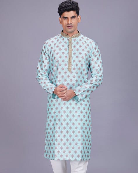 Men Regular Fit Long Kurta