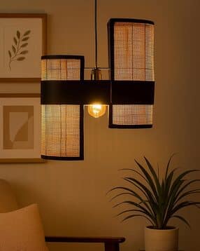 Handwoven Bamboo Hanging Light-image-19