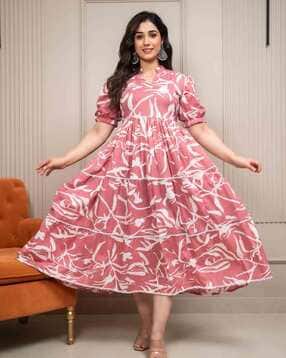 biffy Women Printed Fit & Flared Dress-picture-11