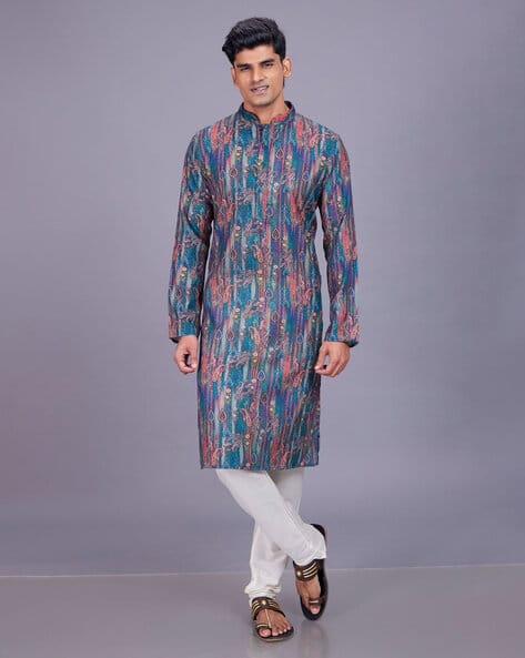 Men Regular Fit Long Kurta