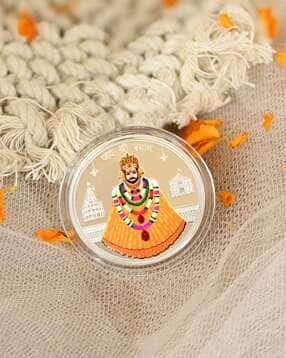 touch925 Women Pure Silver Shyam Baba Coin-picture-18