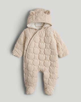 mothercare Unisex Little Bear Full -Sleeve Pramsuit-picture-30