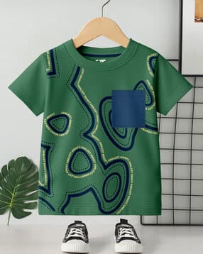frosen fox Boys Regular Fit Graphic T-Shirt-picture-14