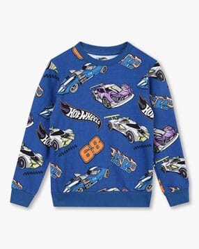 Boys Graphic Print Relaxed Fit Sweatshirt-image-48
