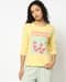 Women Typographic Print Round-Neck T-Shirt