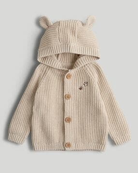 mothercare Unisex Little Bear Full- Sleeve Cardigan-picture-32