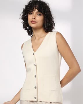 fig Women Button-Down Slim Fit Sweater-picture-37