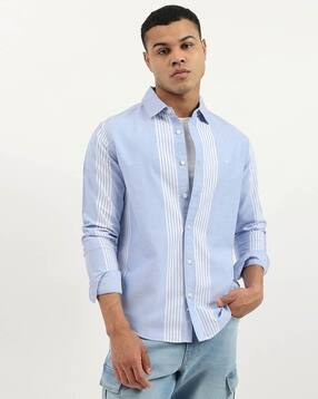 united colors of benetton Men Striped Regular Fit Shirt-picture-40