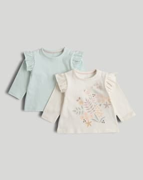 mothercare Girls Classic Wild Daisy T-Shirt - Pack of 2-picture-48