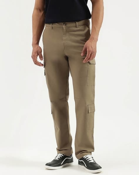 UNITED COLORS OF BENETTON Men Mid-Rise Regular Fit Cargo Pants