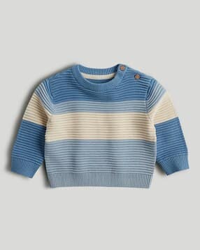 mothercare Boys Smarter Blues Full Sleeve Jumper-picture-39
