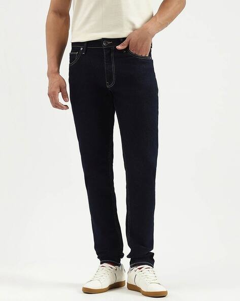 UNITED COLORS OF BENETTON Men Mid-Rise Slim Tapered Fit Jeans