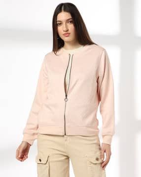 Women Patterned Zip-Front Regular Fit Jacket