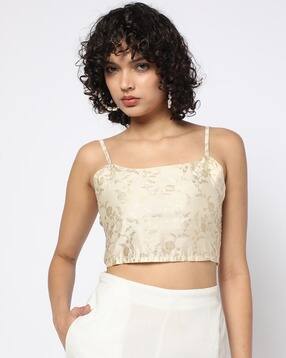 yousta Women Floral Print Relaxed Fit Crop Top-picture-37