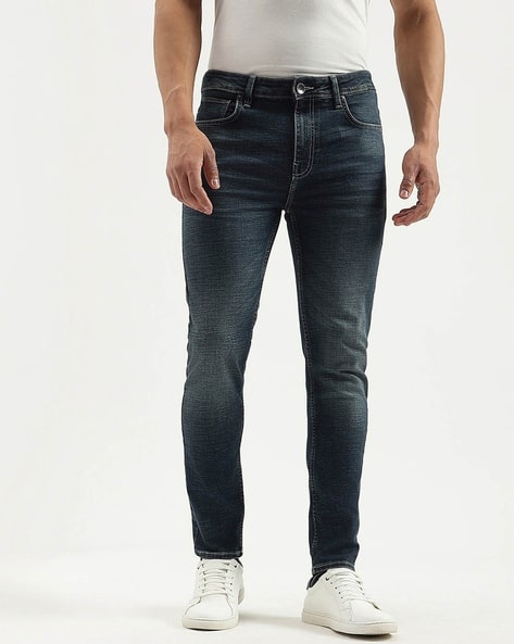 UNITED COLORS OF BENETTON Men Mid-Wash Straight Jeans
