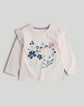 mothercare Girls Sports Printed Full -Sleeve T-Shirt-picture-10