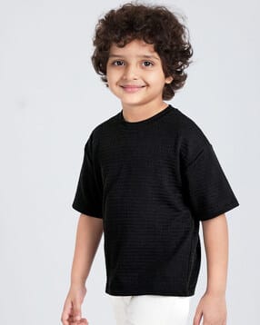hopscotch Boys Graphic Print Regular Fit Round-Neck T-Shirt-picture-35